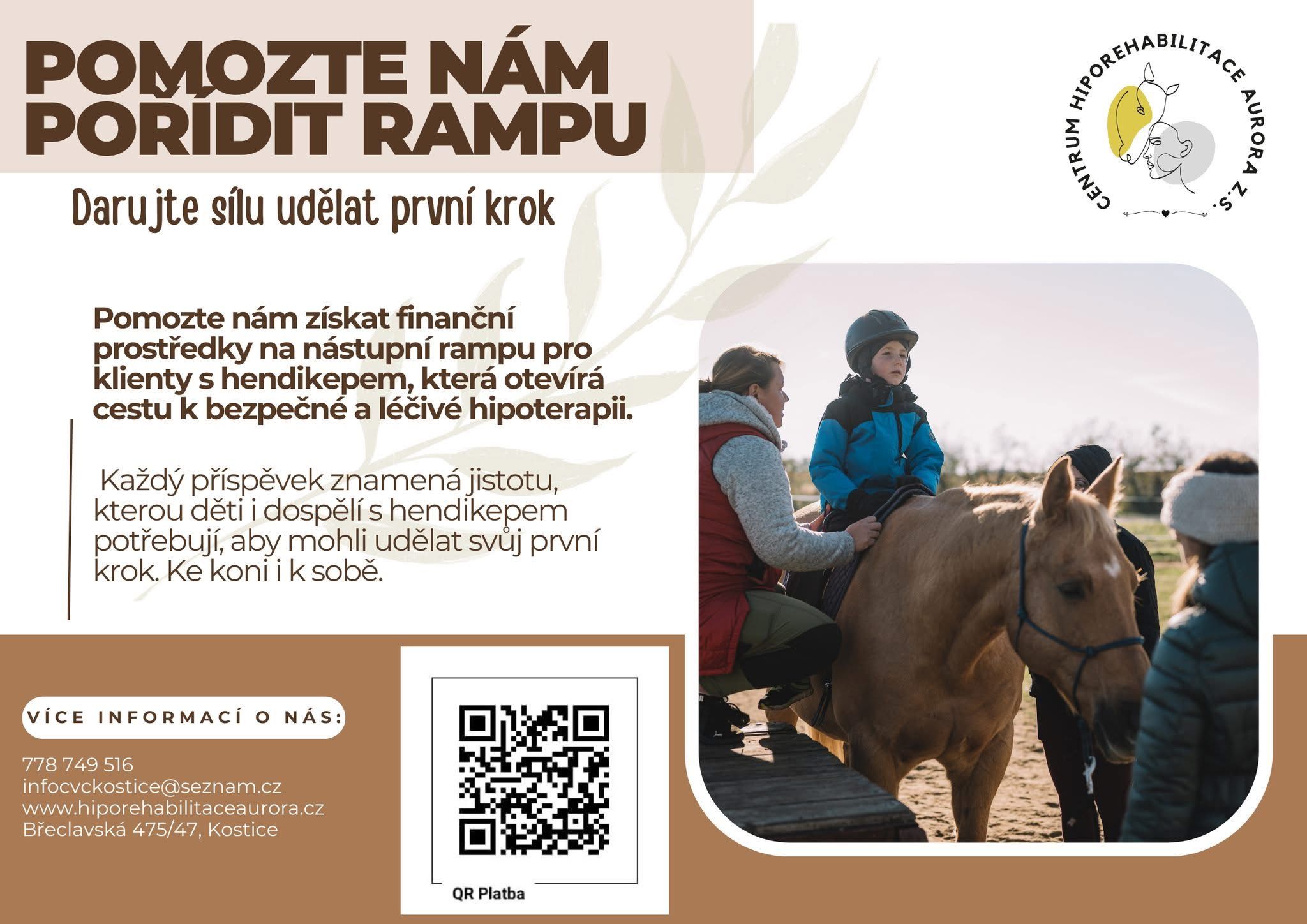 Pomozte nám pořídit rampu