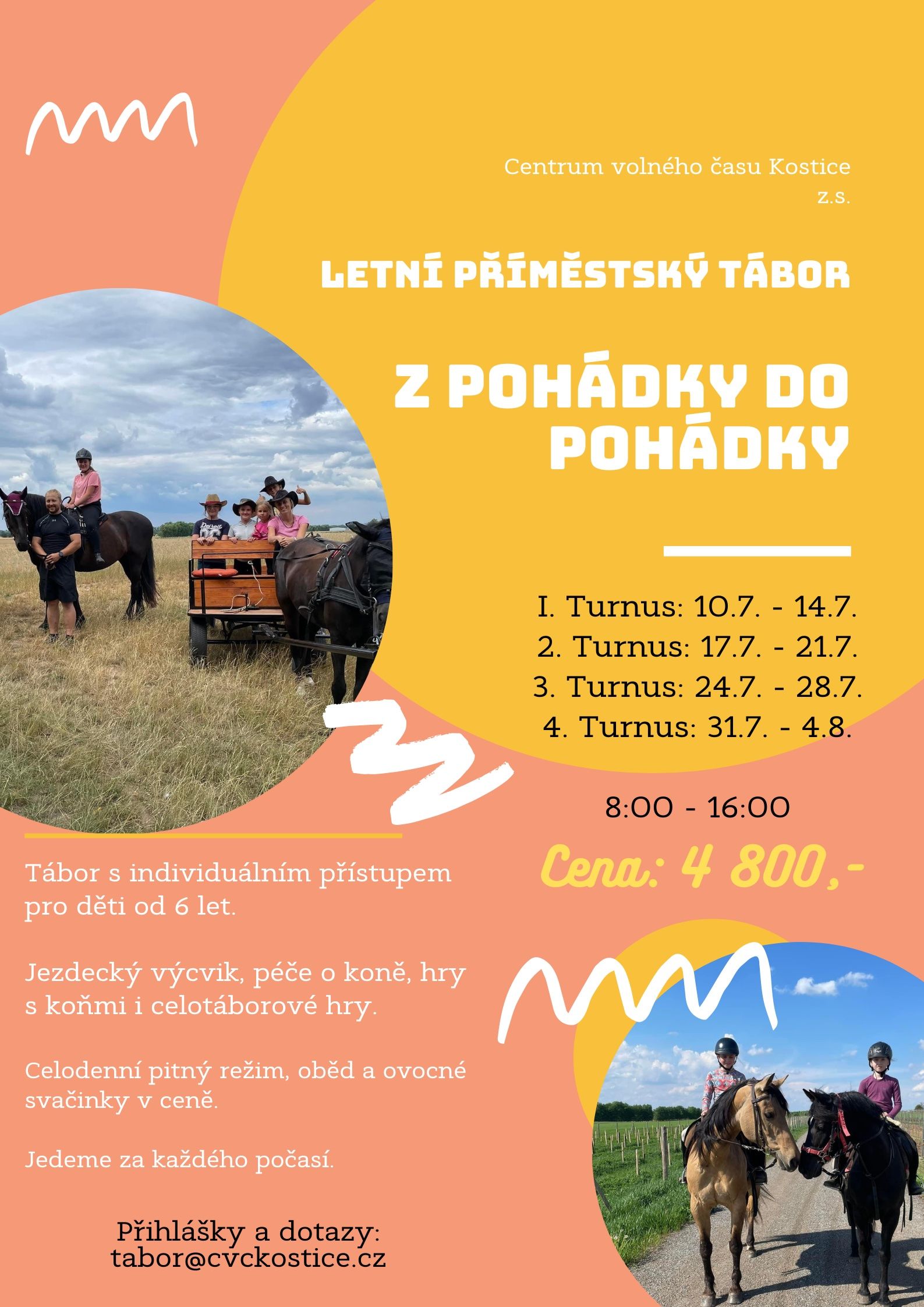 Letní příměstský tábor - Z pohádky do pohádky